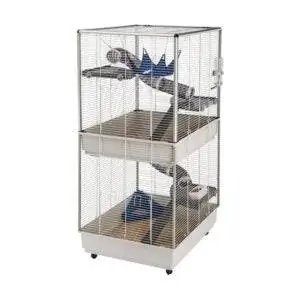 Лучший вариант клетки для крыс: Ferplast Ferret Tower Двухэтажная клетка для хорьков