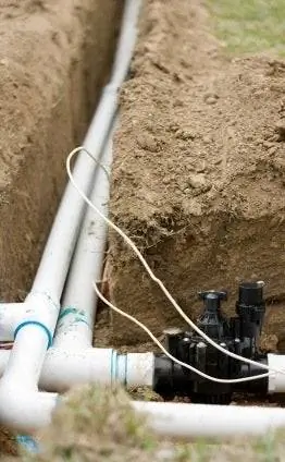 Как установить подземную спринклерную систему - Line Trench