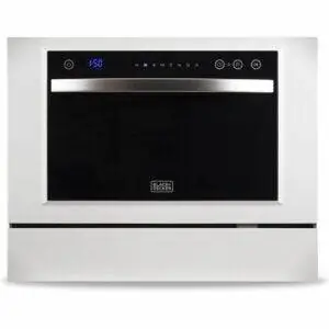 Лучший вариант портативной посудомоечной машины: компактная столешница BLACK+DECKER BCD6W на 6 мест