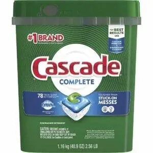 Лучший вариант моющего средства для посудомоечной машины: Cascade Complete Dishwasher Pods