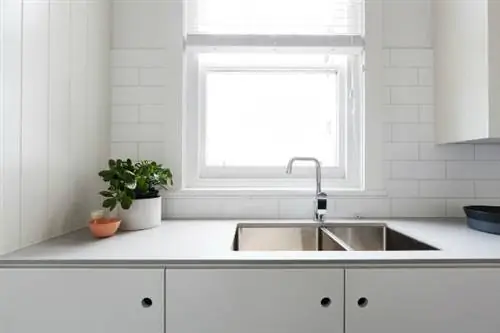 Как покрасить столешницы и шкафы из пластика Formica