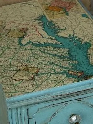 Как сделать декупаж - приставной столик