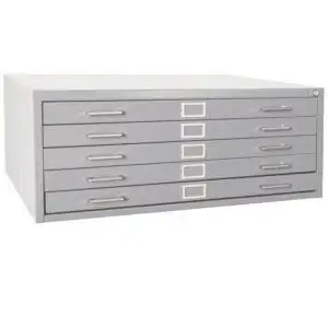 Лучший вариант картотеки: картотечный шкаф Sandusky Flat Files
