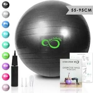 Лучшие варианты мячей для упражнений: мяч для упражнений Live Infinitely (55-95 см)