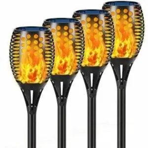 Лучший вариант факела Tiki: Aityvert Solar Lights, 43-дюймовое мерцающее пламя