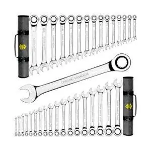Лучший вариант набора гаечных ключей с трещоткой: ToolGuards 33шт. Набор гаечных ключей с храповым механизмом