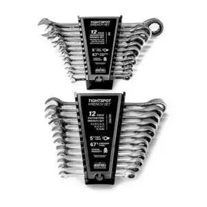 Лучший вариант набора гаечных ключей с трещоткой: Jaeger 24pc IN MM TIGHTSPOT Набор гаечных ключей с трещоткой