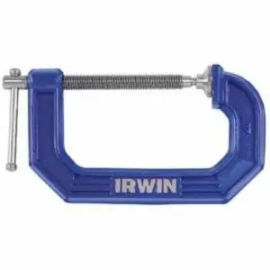 Лучший вариант деревообрабатывающих зажимов: Irwin QUICK-GRIP C Clamp