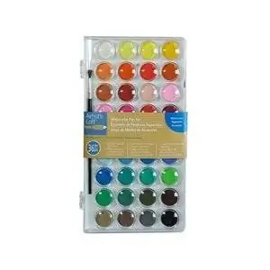 Лучший вариант акварельных красок: набор Artist’s Loft 36 Color Fundamental Watercolor Pan Set