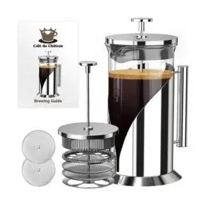 Лучший вариант френч-пресса: Cafe Du Chateau French Press Coffee Maker