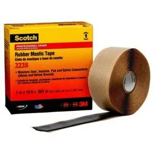 Лучший вариант изоленты: влагоизолирующая изолента 3M 2228 Scotch