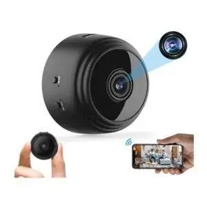 Лучший вариант скрытой камеры: Elleety Mini Hidden Spy Camera WiFi Wireless Camera
