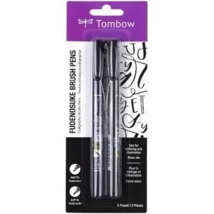 Лучший вариант ручек: ручки-кисти Tombow Fudenosuke Лучший вариант ручек: ручки-кисти Tombow Fudenosuke