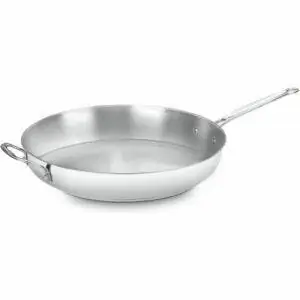 Лучший вариант сковороды: Cuisinart 722-36H Chef's Classic из нержавеющей стали, 14 дюймов.