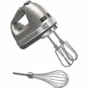 Лучший ручной миксер: 7-скоростной цифровой ручной миксер KitchenAid KHM7210ACS