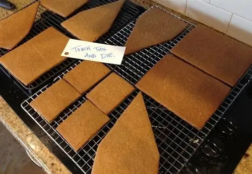 Как сделать пряничный домик - охлаждение