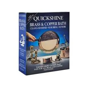 Лучший вариант для очистки латуни: ванна Quick Shine Brass & Copper Clean And Shine