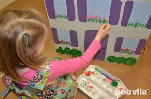 Как построить кукольный домик - шаг 7