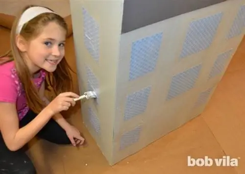 Как построить кукольный домик - шаг 7