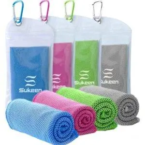 Лучший вариант охлаждающего полотенца: Sukeen 4 Pack Cooling Towel