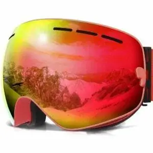 Лучший вариант очков для сноуборда: ZIONOR X10 Ski Snowboard Snow Goggles