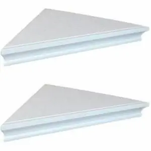 Лучший вариант плавающих полок: SHELVING SOLUTION Угловая настенная полка
