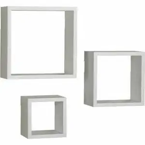 Лучший вариант плавающих полок: квадратные полки Melannco Floating Wall Square Cube