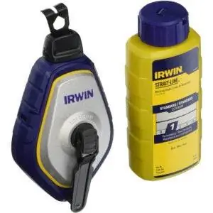 Лучший вариант меловой лески: Irwin Strait-Line 1932887 Speedline Pro Chalk Reel