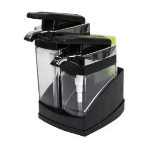 Лучший вариант дозатора мыла для посуды: Casabella Sink Sider Duo
