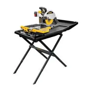 Лучший вариант плиткореза: DEWALT Мокрая пила для плитки с подставкой