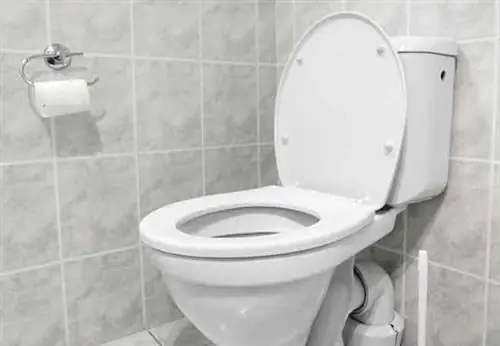 Как: слить воду из унитаза