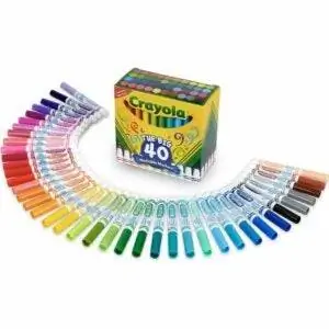 Лучшие варианты цветных маркеров: Crayola Ultra Clean Washable Broad Line Markers