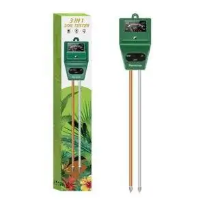 Лучший вариант pH-метра: Kensizer Soil Tester, pH-метр влажности 3-в-1