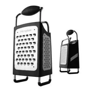 Лучший вариант терки: Microplane 34006 4-сторонняя из нержавеющей стали Ultra-Sharp