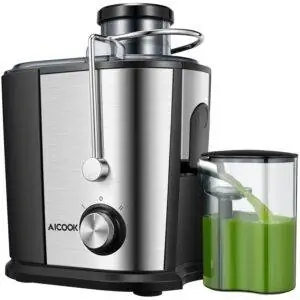 Лучший вариант соковыжималки для цитрусовых: соковыжималка AICOOK Juicer с широкой горловиной
