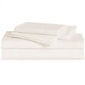 Лучшие варианты постельного белья: набор простыней Brooklinen Cream Luxe Core