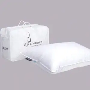 Лучшие варианты постельного белья: Lincove Classic Natural Goose Down Luxury Sleep Pillow-800