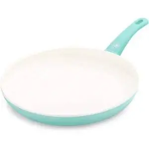 Лучшие варианты керамических сковородок: GreenLife Soft Grip He althy Ceramic Nonstick, Frying Pan