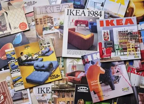 коллаж из каталогов ИКЕА