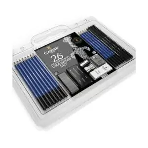 Лучший вариант карандашей для рисования: Castle Art Supplies 26 шт. Рисование и наброски