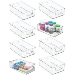 Лучшие варианты контейнеров для хранения: mDesign Stackable Plastic Storage Organizer Container Bin Лучшие варианты контейнеров для хранения: mDesign Stackable Plastic Storage Organizer Container Bin