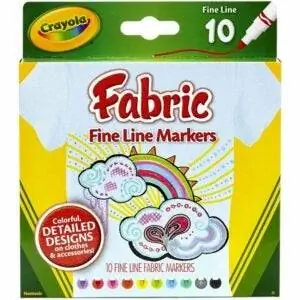 Лучший вариант маркеров для ткани: маркеры для ткани Crayola, домашние поделки для детей