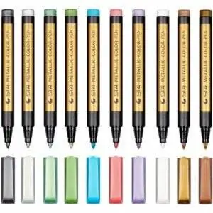 Лучший вариант маркеров для ткани: Dyvicl Metallic Markers Paint Markers Pens