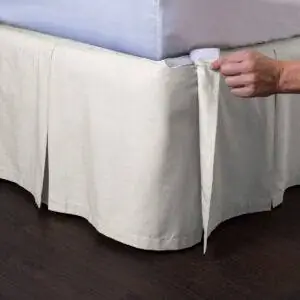 Лучшие варианты юбки для кровати: съемная юбка для кровати ShopBedding Ashton