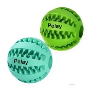 Лучший вариант игрушки для жевания кошек: игрушки Pelay Dog Ball для чистки зубов домашних животных