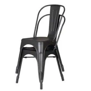 Лучший вариант обеденных стульев: Birch Lane Duron Metal Slat Back Side Chair Set of 2
