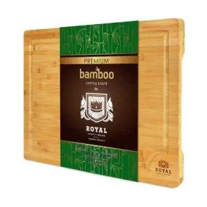 Лучшая разделочная доска для мяса: разделочная доска Royal Craft Wood Extra Large Bamboo