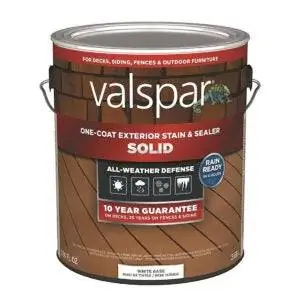 Лучшие варианты окраски твердой палубы: Tintable-White-Base-Solid-Exterior-Stain-and-Sealer