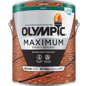 Лучшие варианты твердой морилки для палубы: best_solid_deck_stain - Olympic Stain 79614 Максимальная морилка для дерева и герметик