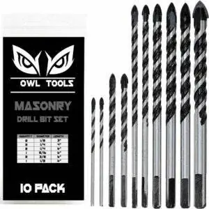 Лучшие сверла для бетона: набор из 10 сверл по кладке Owl Tools